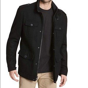 Dockers Wool Blend Military Style Coat Size XL
